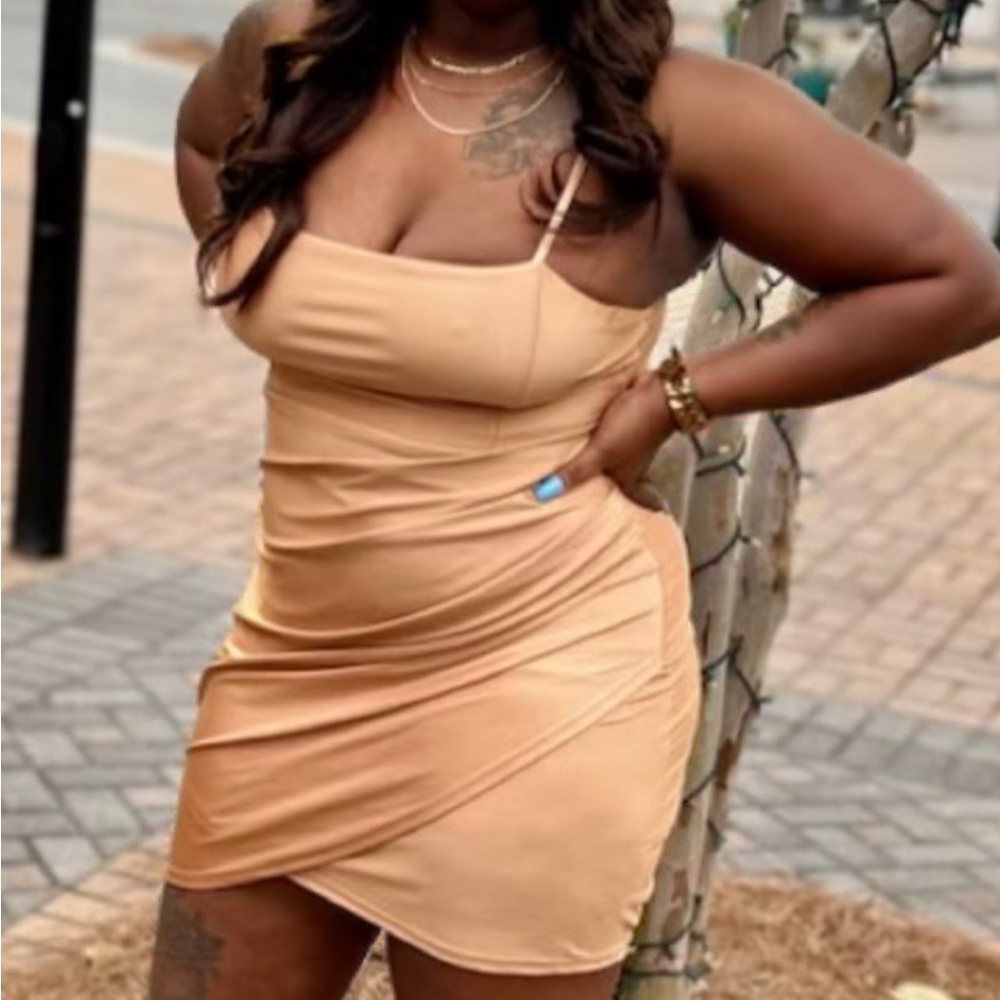 Spaghetti strapped dress
